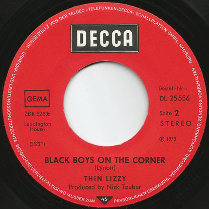 Thin Lizzy : Whisky In The Jar (7", Single)