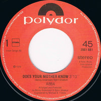 ABBA : Does Your Mother Know / Kisses Of Fire (7", Single)