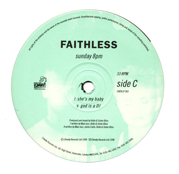 Faithless : Sunday 8PM (2x12", Album)