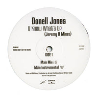 Donell Jones : U Know What's Up (Jeremy B Mixes) (12", Promo)
