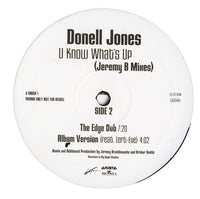 Donell Jones : U Know What's Up (Jeremy B Mixes) (12", Promo)