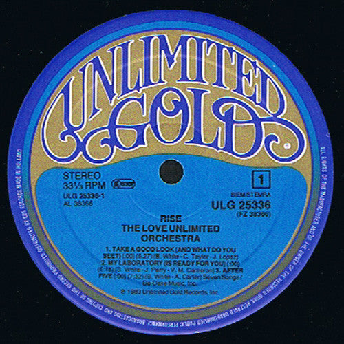 Love Unlimited Orchestra : Rise (LP, Album)