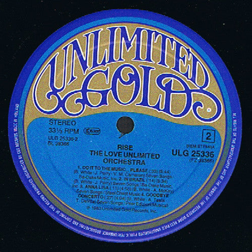 The Love Unlimited Orchestra* : Rise (LP, Album)