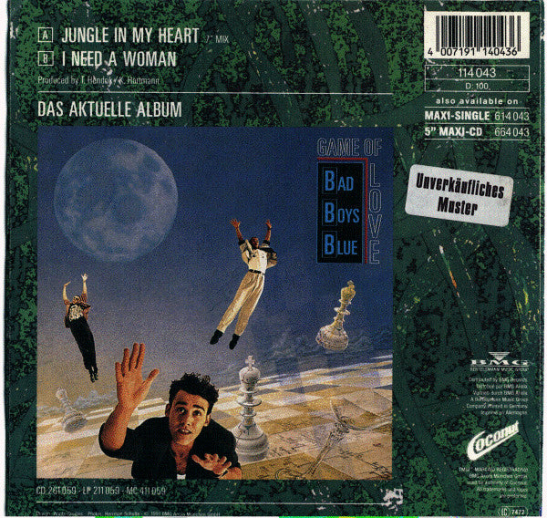 Bad Boys Blue : Jungle In My Heart (7", Single)