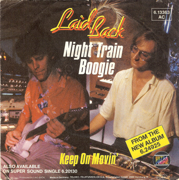 Laid Back : Night Train Boogie (7", Single)