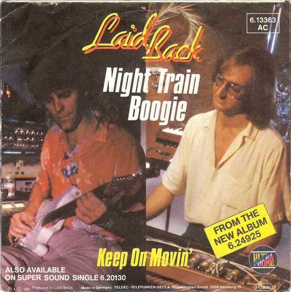 Laid Back : Night Train Boogie (7", Single)
