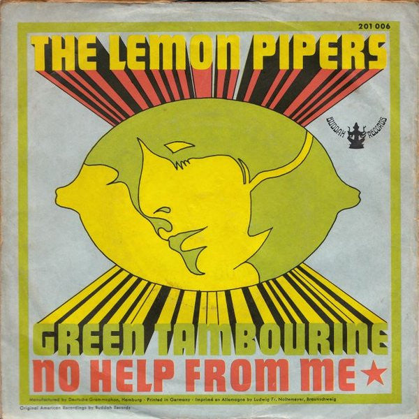 The Lemon Pipers : Green Tambourine / No Help From Me (7", Single)