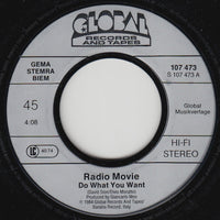 Radio Movie : Do What You Want (7", Single)
