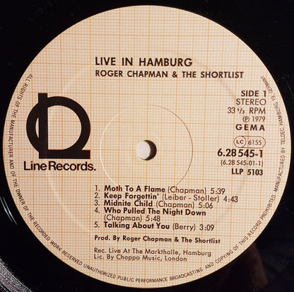 Roger Chapman And The Shortlist : Live In Hamburg (LP + LP, 45  + Flexi, 7", S/Sided + Album, Ltd)