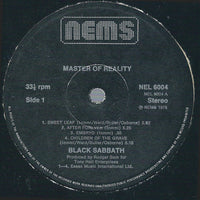 Black Sabbath : Master Of Reality (LP, Album, RE)