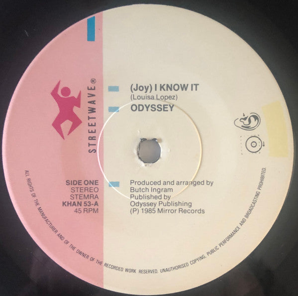 Odyssey (2) : (Joy) I Know It (7", Single)