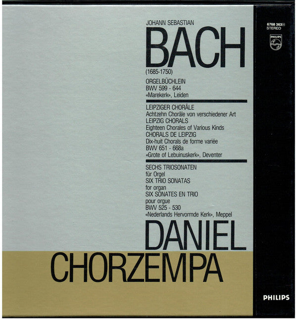 Bach* − Daniel Chorzempa : Organ Works (6xLP + Box)