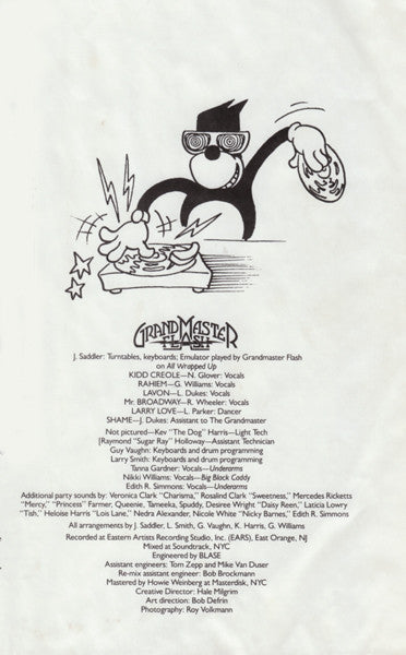 Grandmaster Flash : Ba-Dop-Boom-Bang (LP, Album)