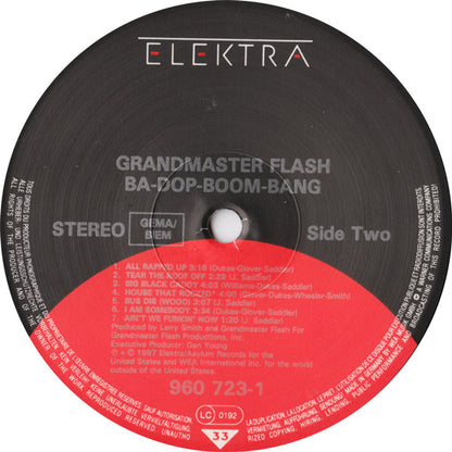Grandmaster Flash : Ba-Dop-Boom-Bang (LP, Album)