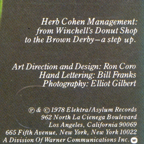 Tom Waits : Blue Valentine (LP, Album, RE, RP, Gat)