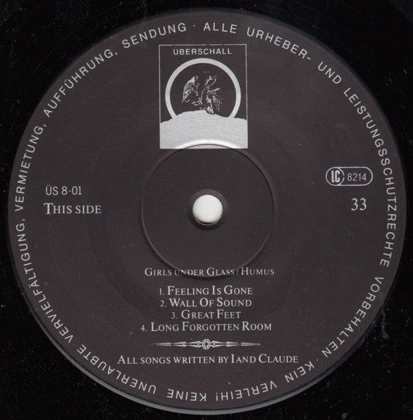 Girls Under Glass : Humus (LP, Album)