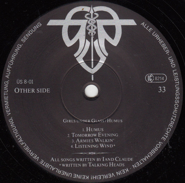 Girls Under Glass : Humus (LP, Album)