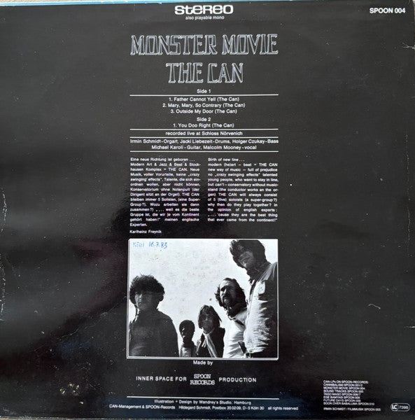 The Can* : Monster Movie (LP, Album, RE)