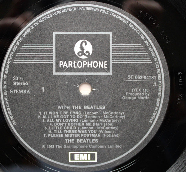 The Beatles : With The Beatles (LP, Album, RE)