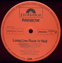 Rainbow : Long Live Rock 'N' Roll (LP, Album, RE)