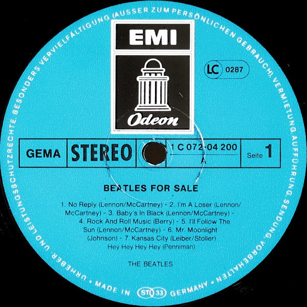The Beatles : Beatles For Sale (LP, Album, RE)