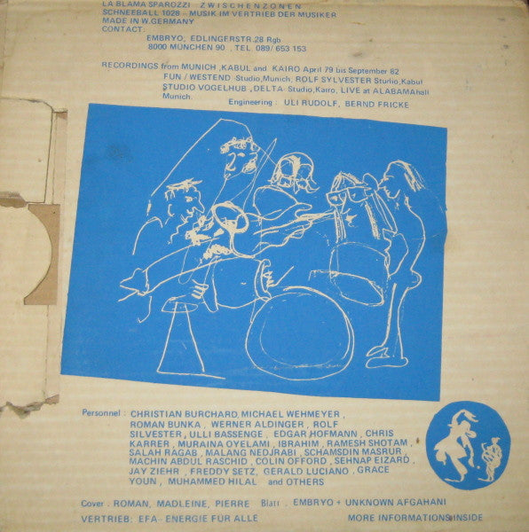 Embryo (3) : La Blama Sparozzi - Zwischenzonen (2xLP, Album)