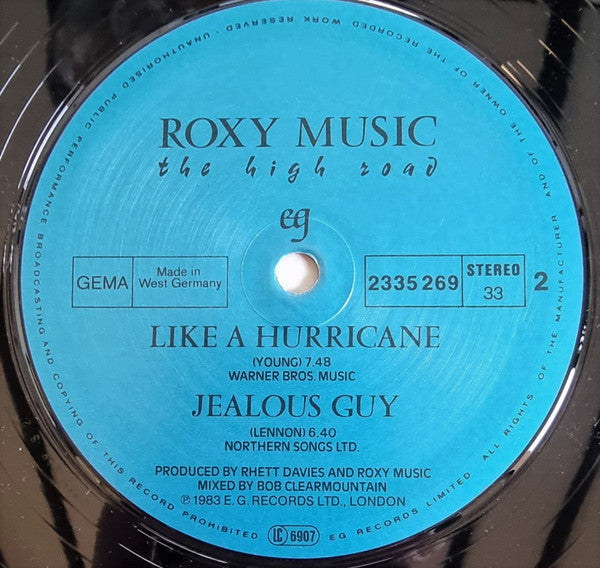 Roxy Music : The High Road (LP, MiniAlbum)