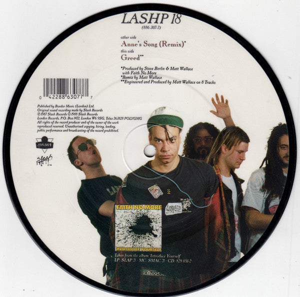 Faith No More : Anne's Song (7", Single, Ltd, Pic)