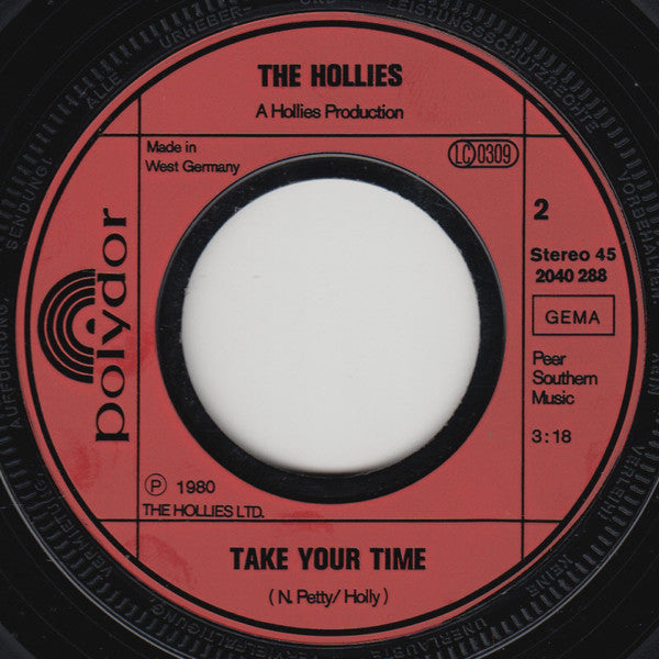 The Hollies : Heartbeat (7", Single)