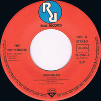 The Pretenders : 2000 Miles (7", Single)