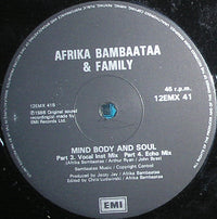 Afrika Bambaataa And Family* Featuring UB40 : Reckless (The Soka Chant Zouk Mix) (12", Single)