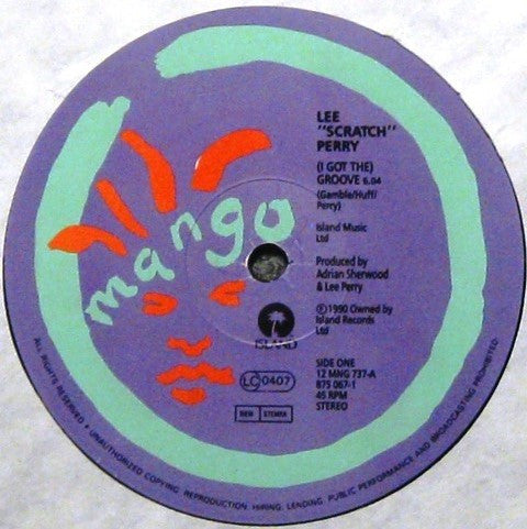 Lee "Scratch" Perry* : (I Got The) Groove (12")