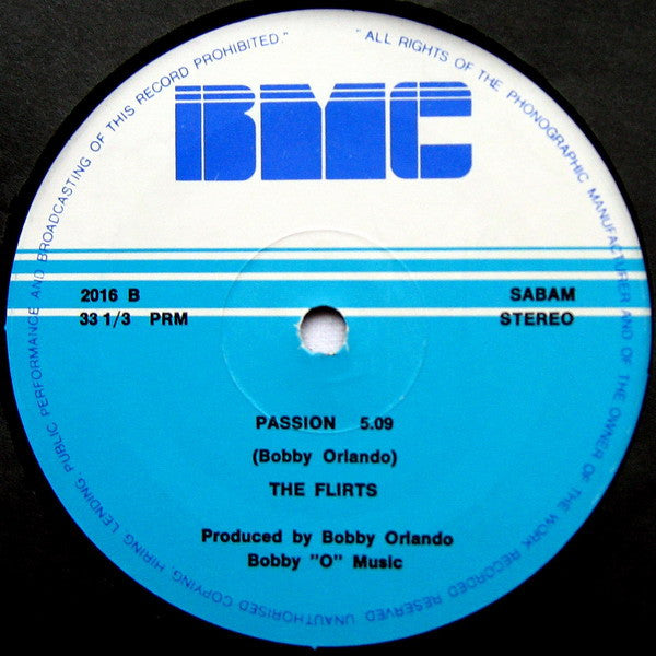 The Flirts : Passion (12", M/Print)