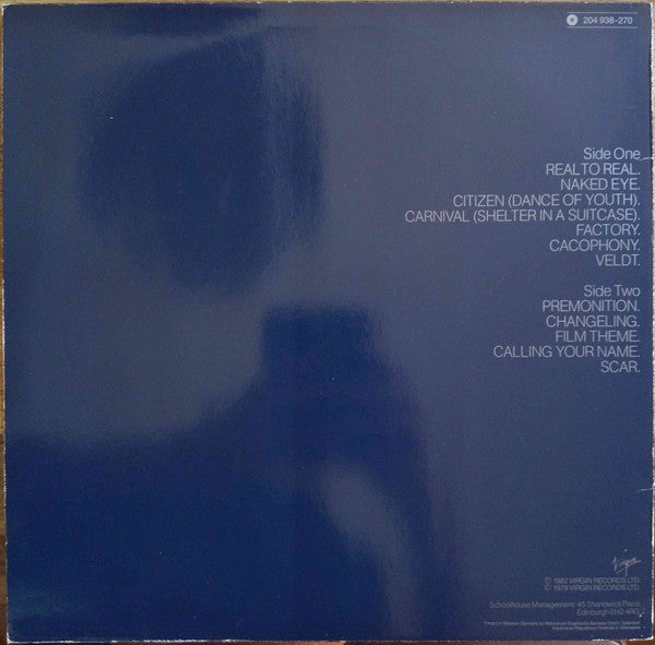 Simple Minds : Real To Real Cacophony (LP, Album, RE)
