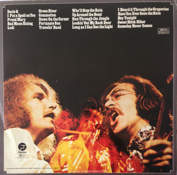 Creedence Clearwater Revival Featuring John Fogerty : Chronicle (The 20 Greatest Hits) (2xLP, Comp, RE)