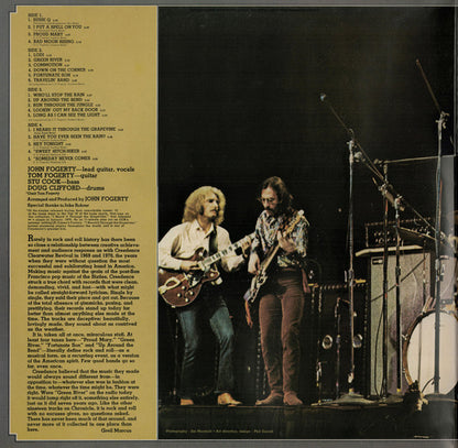 Creedence Clearwater Revival Featuring John Fogerty : Chronicle (The 20 Greatest Hits) (2xLP, Comp, RE)