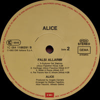Alice (4) : Falsi Allarmi (LP, Album)