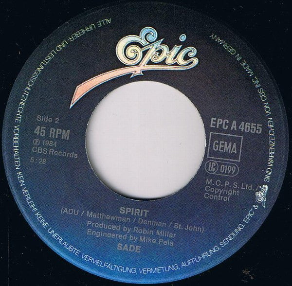 Sade : Smooth Operator (7", Single)