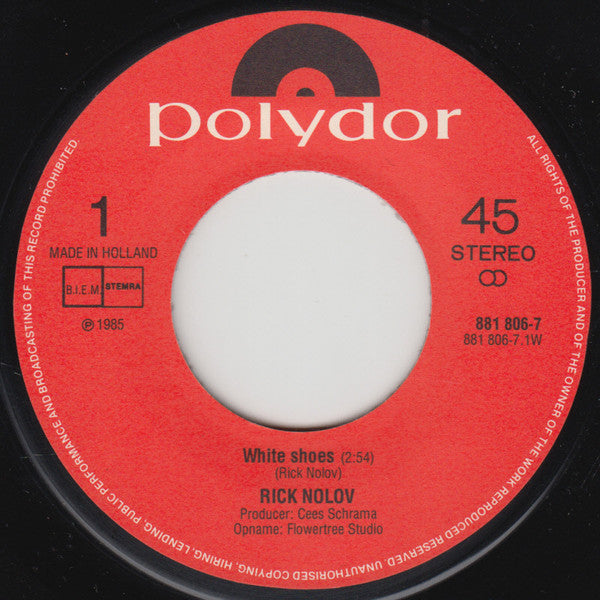 Rick Nolov Band : White Shoes (7")