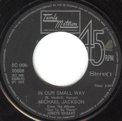 Michael Jackson : Ain't No Sunshine (7", Single, Yel)