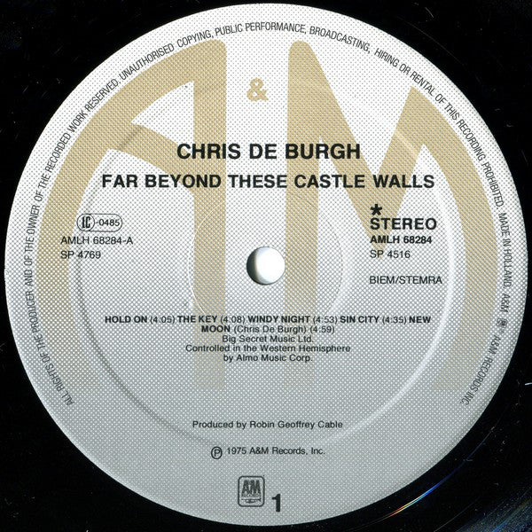 Chris de Burgh : Far Beyond These Castle Walls... (LP, Album, RE)