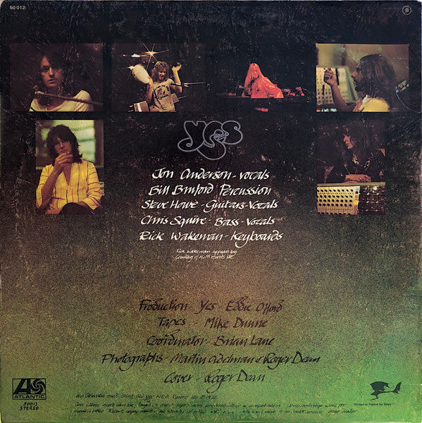 Yes : Close To The Edge (LP, Album, Tex)
