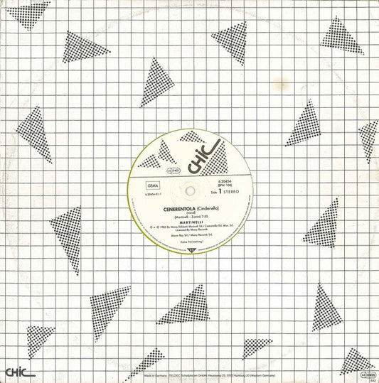 Martinelli : Cenerentola (Cinderella) (12", Maxi, Yel)