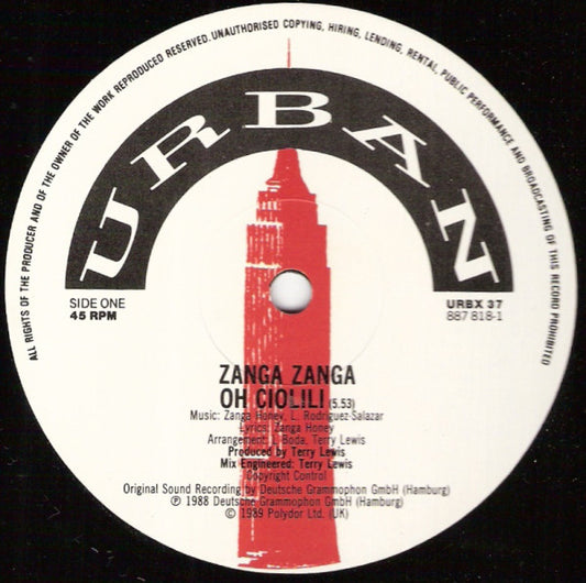 Zanga Zanga : Oh Ciolili (12")