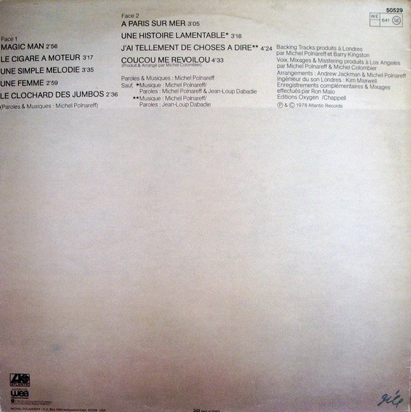 Michel Polnareff : Coucou Me Revoilou (LP, Album)