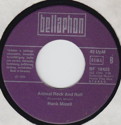 Hank Mizell : Jungle Rock (7", Single)