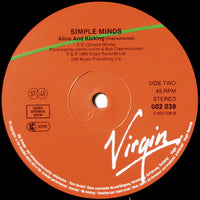 Simple Minds : Alive & Kicking (12", Single)