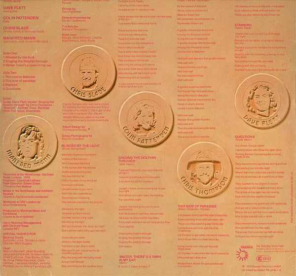 Manfred Mann's Earth Band : The Roaring Silence (LP, Album, RE)