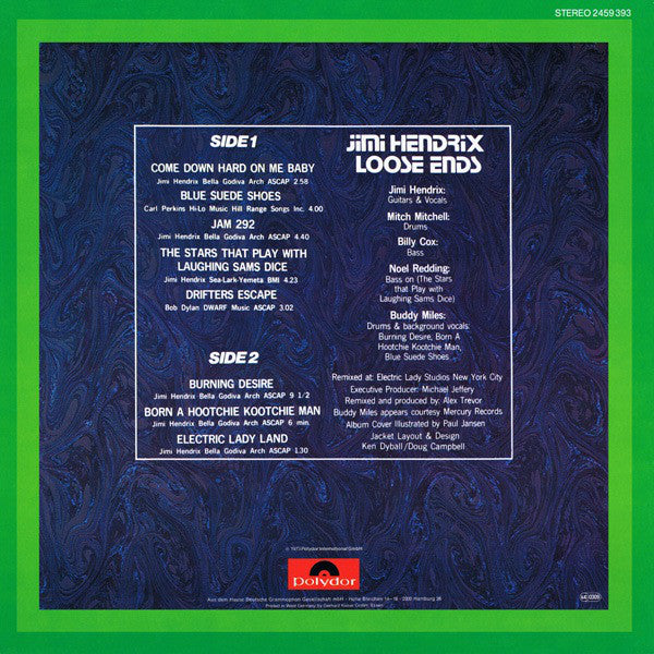 Jimi Hendrix : Loose Ends (LP, Album, RE)
