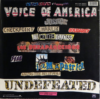 Little Steven : Voice Of America (LP, Album)